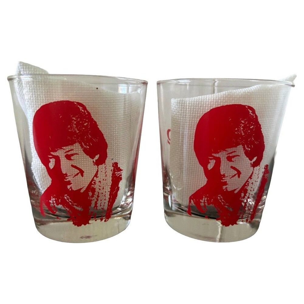 Vintage Don Ho Polynesian Palace Waikiki Libbey Reef Towers Tiki Glasses 2